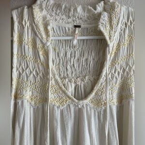 Free people beach cover up tunic